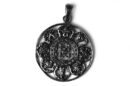 Silver Pendant Mandala Style