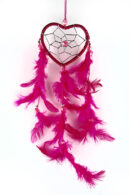 Dream Catcher Heart Pink