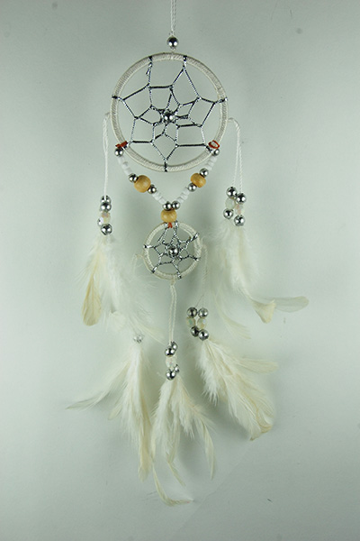 Dream Catcher White 6cm