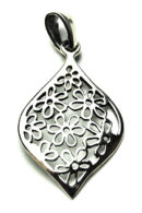 Silver Pendant Cut Flowers