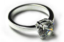 Silver Ring Circle CZ Clear