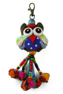 Keyring Owl With Beads