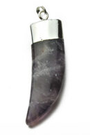 Pendant Horn Amethyst 15X45mm