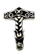 Silver Pendant Thor Hammer 2cm