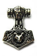 Silver Pendant Thor Hammer 3cm