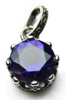 Pendant Stainless Steel Purple