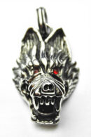 Pendant Stainless Steel Wolf