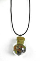 Necklace Bottle Multi Stone
