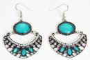 Earring Pewter Tribal Style 4