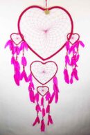 Dream Catcher Heart Pink X Large 50cm x 50cm