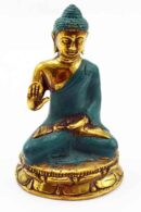 Buddha Metal Gold And Turquoise