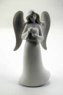Angel Ivory Standing With Heart