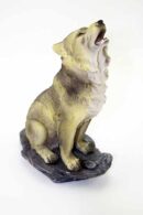 Wolf Howling 13.5X8.8X20cm