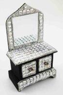 Dressing Table Mini Silver Colour