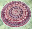 Mandala Tapestry Maroon