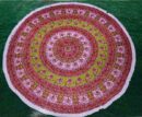 Mandala Tapestry Red And Green