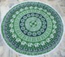 Mandala Tapestry Green