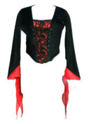 Dark Star Blouse Red M-L