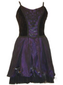 Dress Black And Purple Size 12