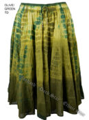 Skirt Green A-Line Size 14