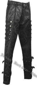 Trouser Brocade Black Size 36