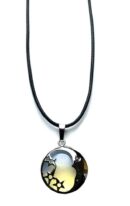 Pendant Moon And Stars Opalite