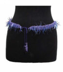Belt Beaded Purple