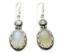 Silver Earring Double Rainbow
