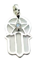 Silver Pendant Fatima Rainbow