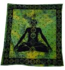 Bedspread Double Chakra Green