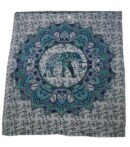 Bedspread Double Elephant Green