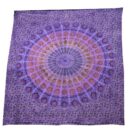 Bedspread Single Mandala Purple