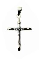 Silver Pendant Crucifix 4x2.5cm