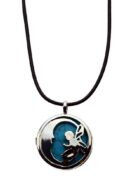 Pendant Fairy And Moon Turquoise