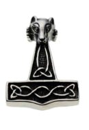 Pendant Stainless Steel Wolf
