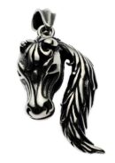 Pendant Stainless Steel Horse