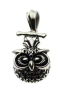 Pendant Owl Stainless Steel