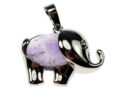 Pendant Elephant Amethyst