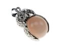Pendant Owl Rose Quartz