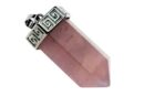 Pendant Wand Rose Quartz 15X35mm