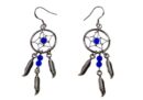 Earring Dream Catcher Blue