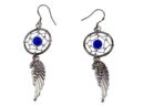 Earring Dream Catcher Blue