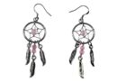 Earring Dream Catcher Pink