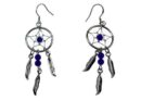 Earring Dream Catcher Purple