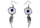 Earring Dream Catcher Purple