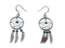 Earring Dream Catcher Turquoise