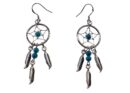Earring Dream Catcher Turquoise