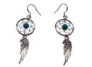 Earring Dream Catcher Turquoise