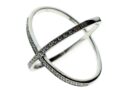 Silver Ring Double Style CZ