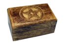 Box Carved Pentagram 5X3